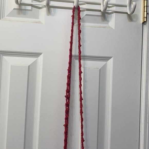 Free People Velvet Moon Crossbody Bag Satchel Red - Picture 9 of 13